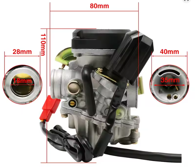 GY6-PD18J CARBURETOR