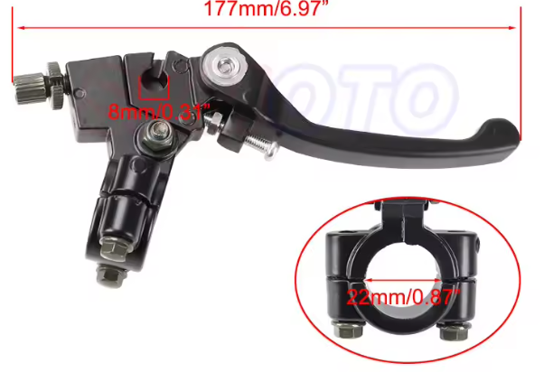 FOLDING CLUTCH LEVER